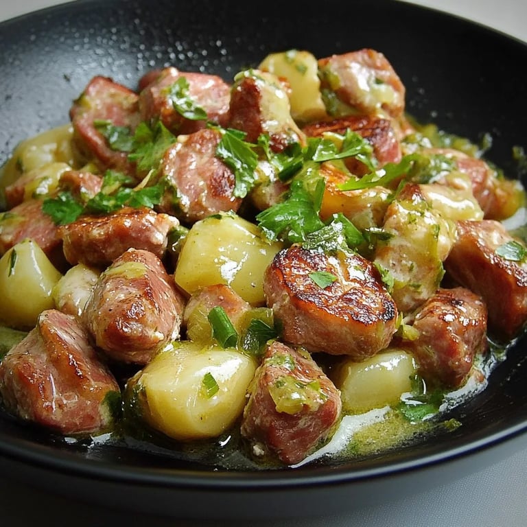 Rosenkohl mit Rindfleisch
