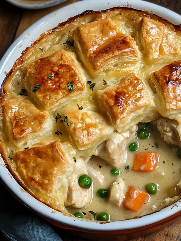 Easy Homemade Chicken Pot Pie Casserole Recipe