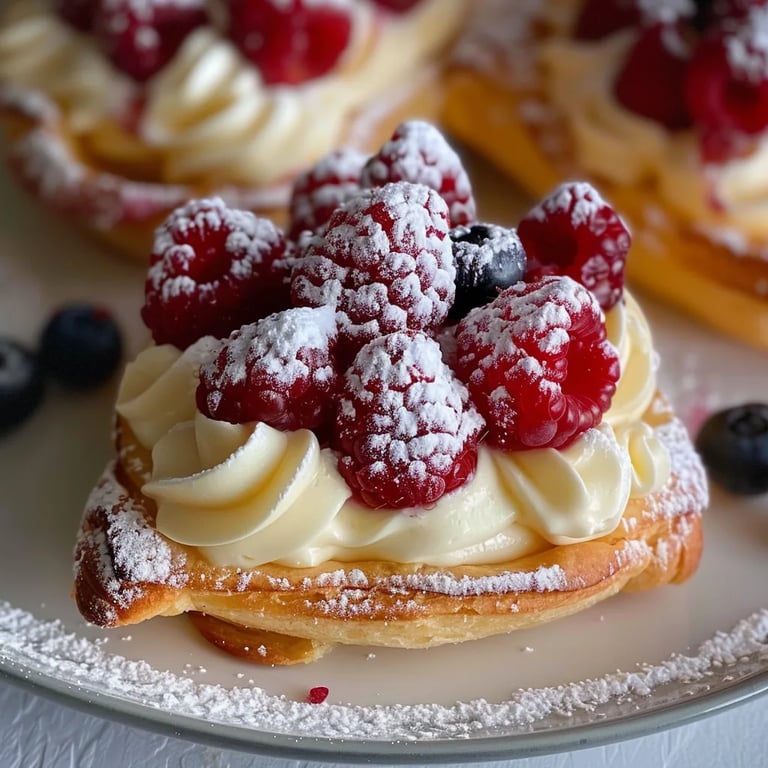 Berry Custard Pastries