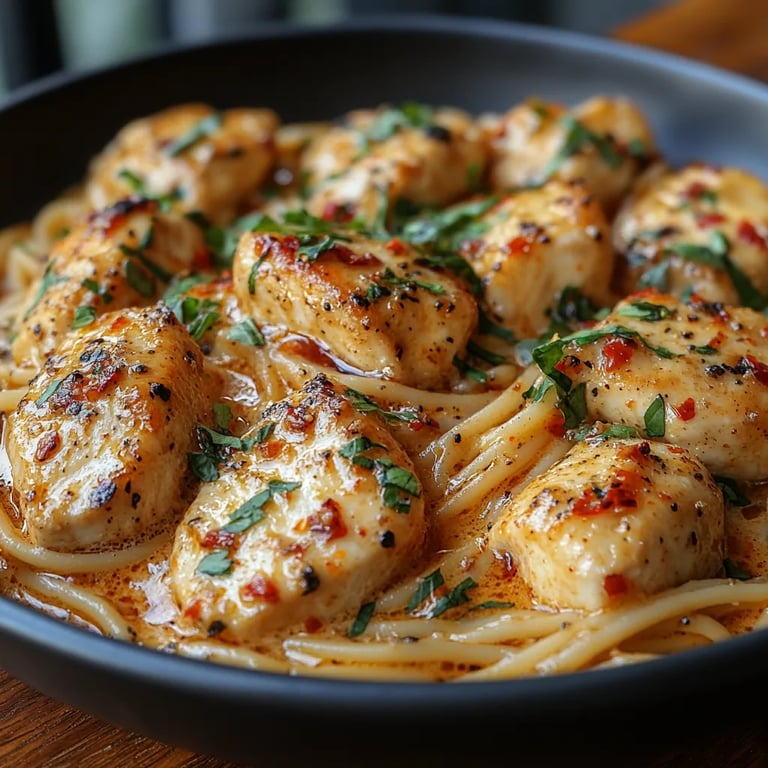 Pasta Picante con Pollo: La Increíble Receta Última