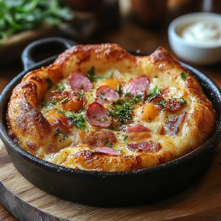 Herzhafter Dutch Baby mit Cheddar und Schnittlauch: Ein Unglaublich Einfaches Ultimatives Rezept