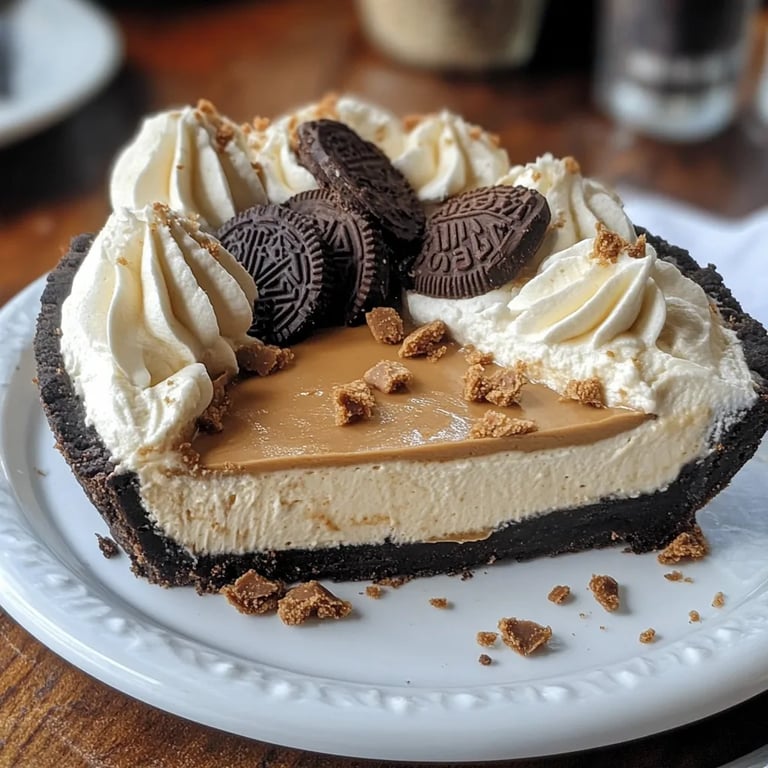 Peanut Butter Pie with Oreo Crust