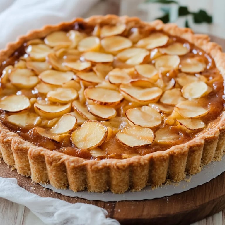 Apfeltarte mit Mandeln