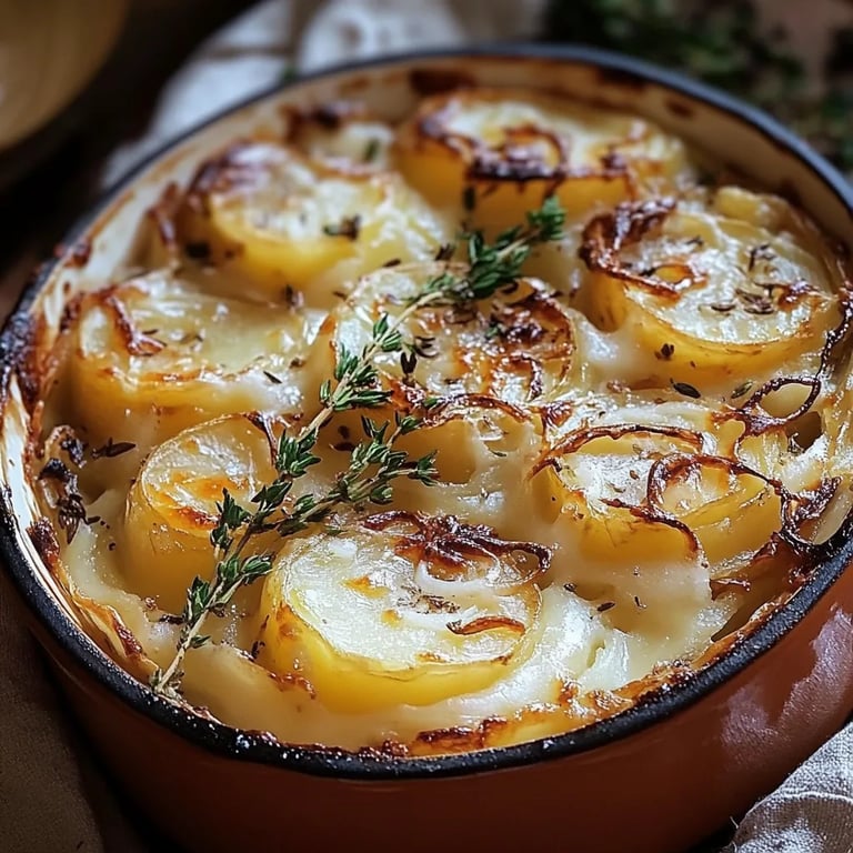 French Onion Potato Bake