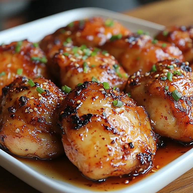 Klebrige Hähnchenschenkel mit süßer Chilisauce: Ein Unglaubliches Ultimatives Rezept für 4 Personen