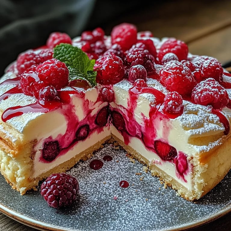Pistazienkekse mit Weißer Schokolade und Himbeeren
