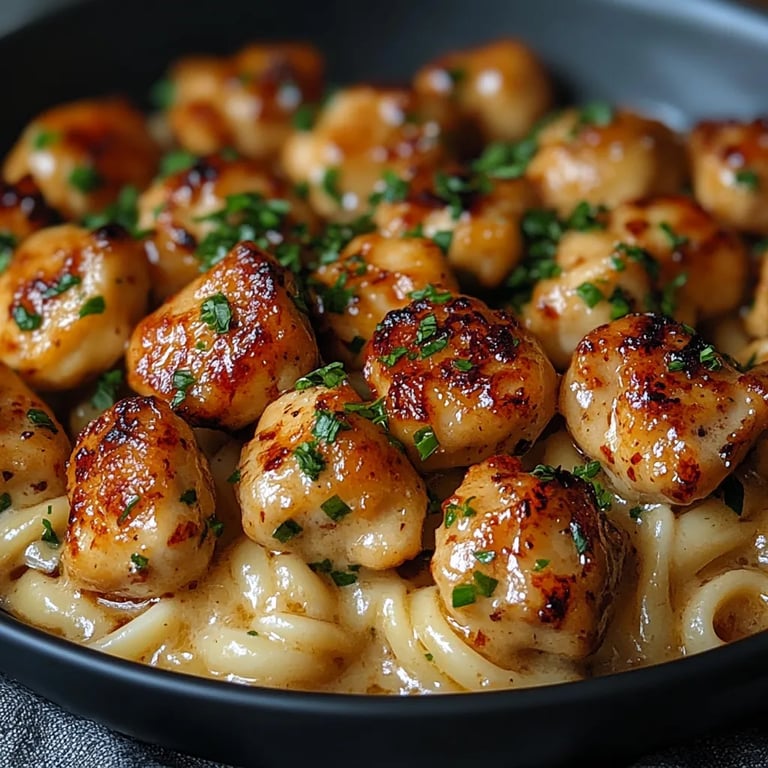 <p>Knoblauchbutter-Hähnchenstücke mit cremiger Pasta: Ein Unglaubliches Ultimatives Rezept für 6 Portionen</p>