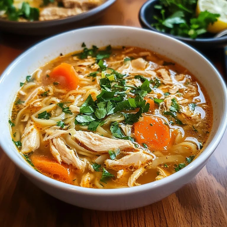 Spicy Chicken Noodle Soup