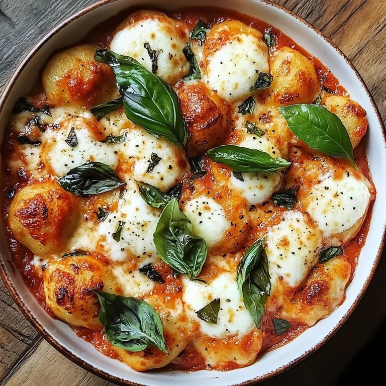 Gnocchi Auflauf Tomate Mozzarella
