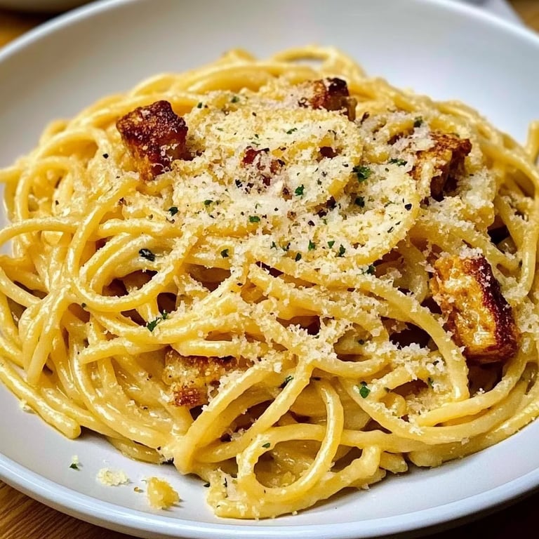 Halloumi Carbonara