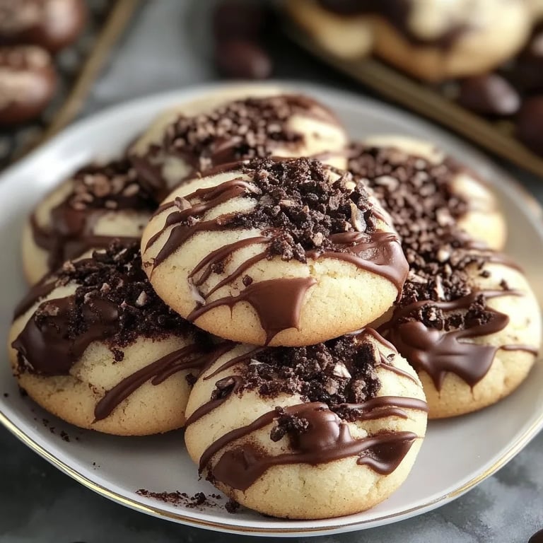 Marmorkekse, die auf der Zunge zergehen