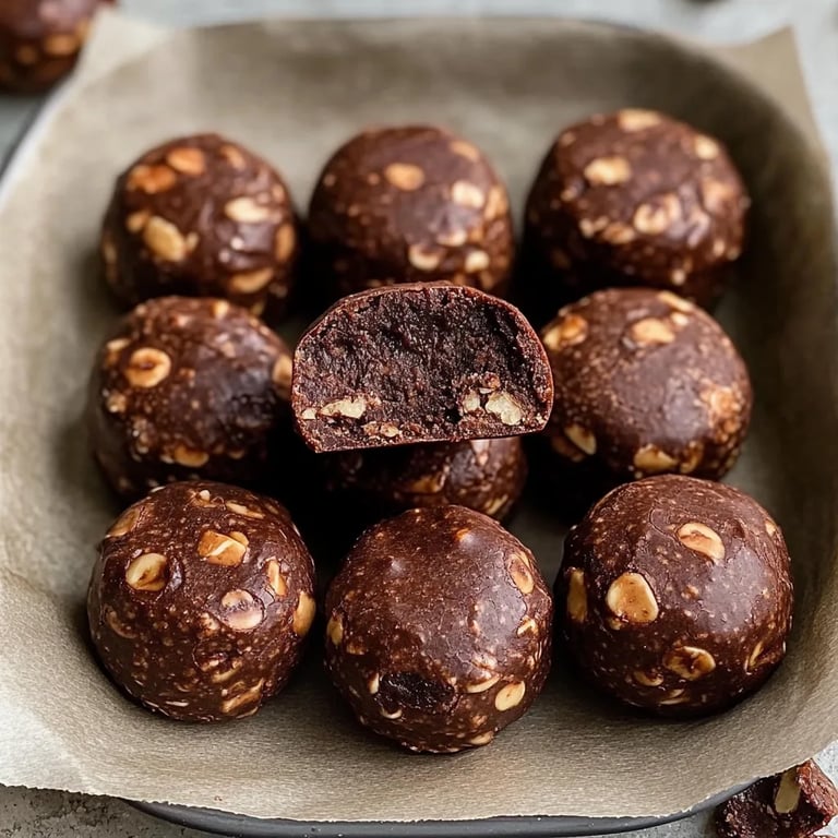 Schoko-Hafer-Energiekugeln
