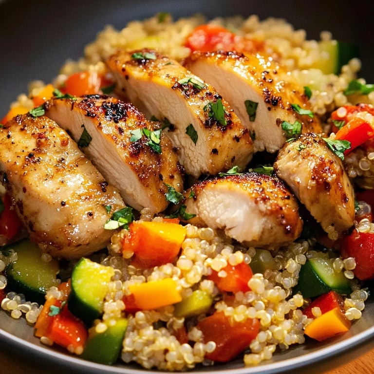 Pollo Salteado con Quinoa y Verduras: Una Increíble Receta Última
