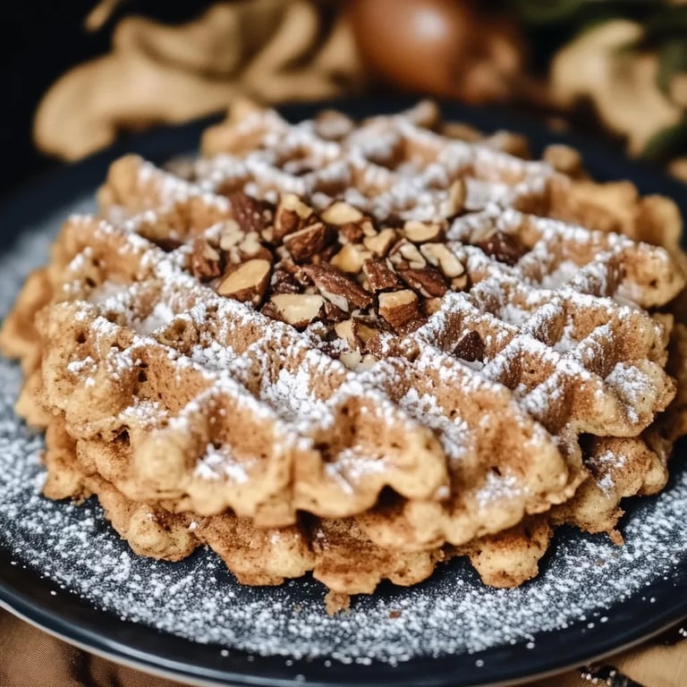 Lebkuchenwaffeln – vegan & glutenfrei