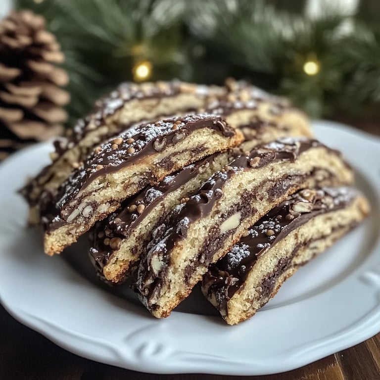 Baumstamm-Plätzchen