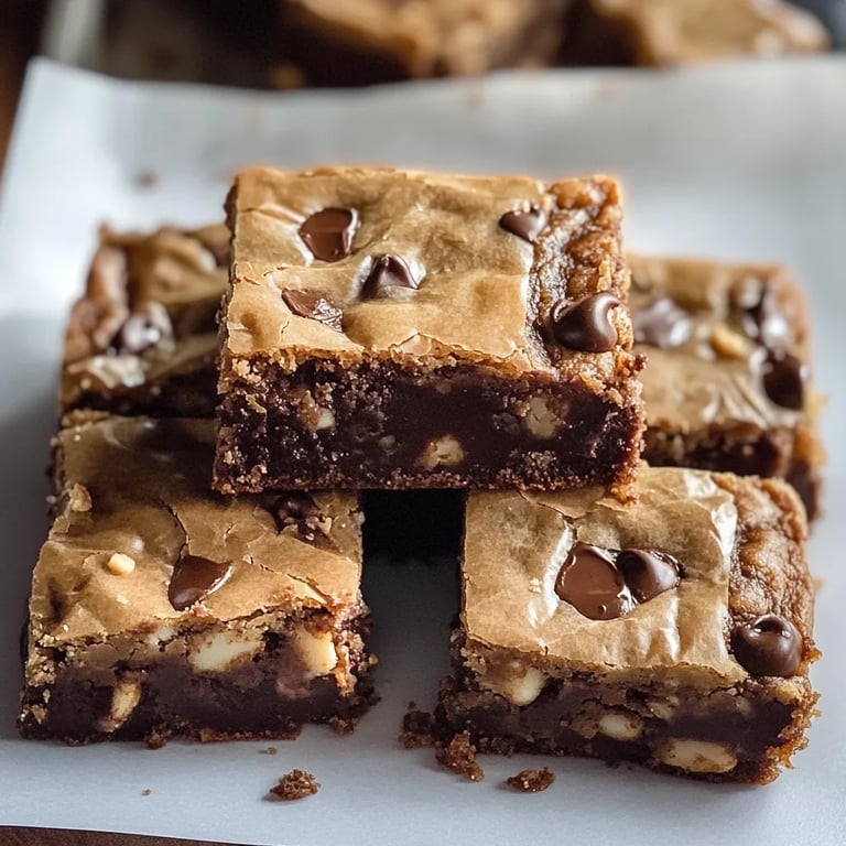 Schoko-Chip-Blondies