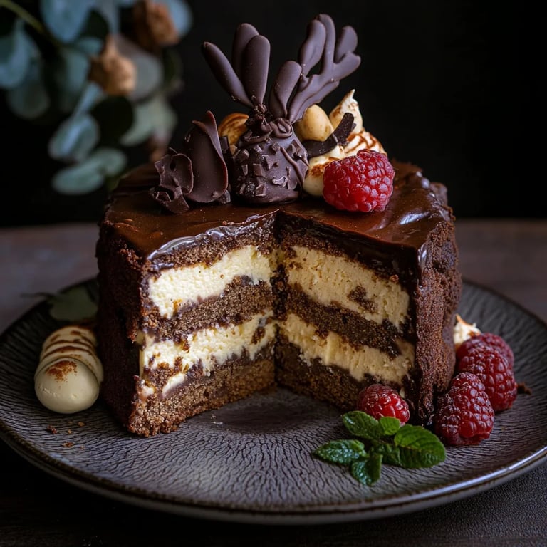 Schoko-Birnen-Torte