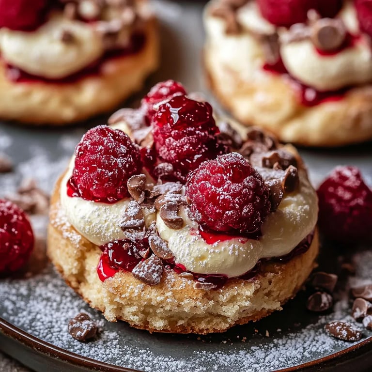 Himbeerkekse mit weißer Schokolade