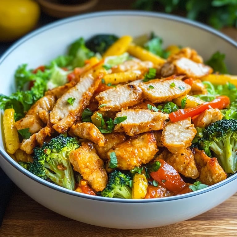 Caesar-Hähnchen-Bowl