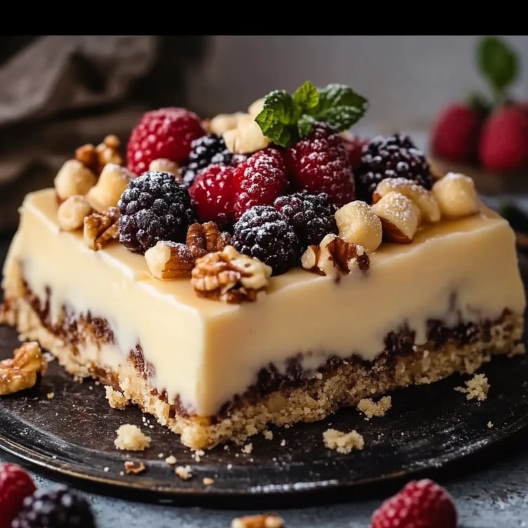 Friss-dich-dumm-Kuchen mit Walnüssen