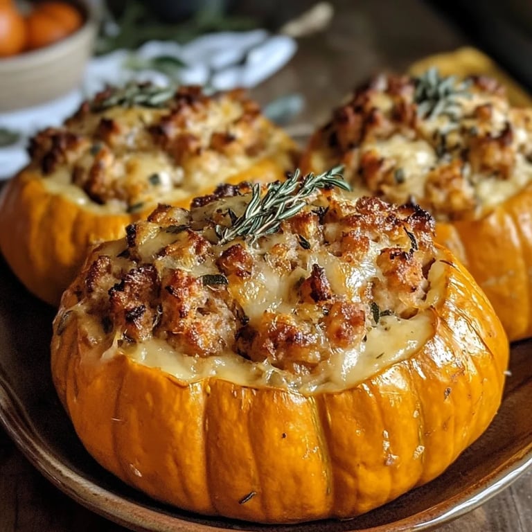 Stuffed Mini Pumpkins