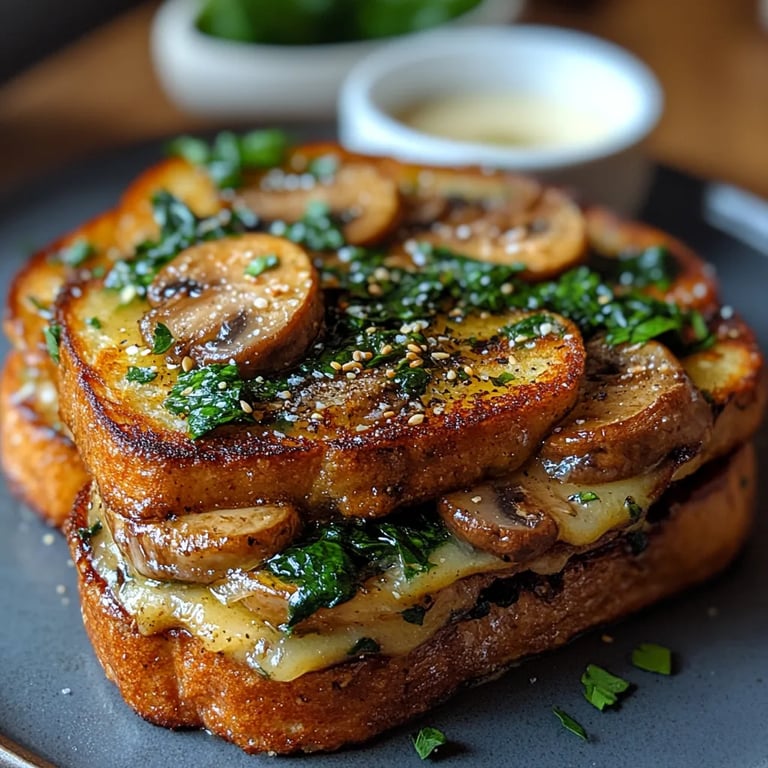 Herzhafter French Toast mit Spinat und Champignons: Ein Unglaublich Ultimatives Rezept