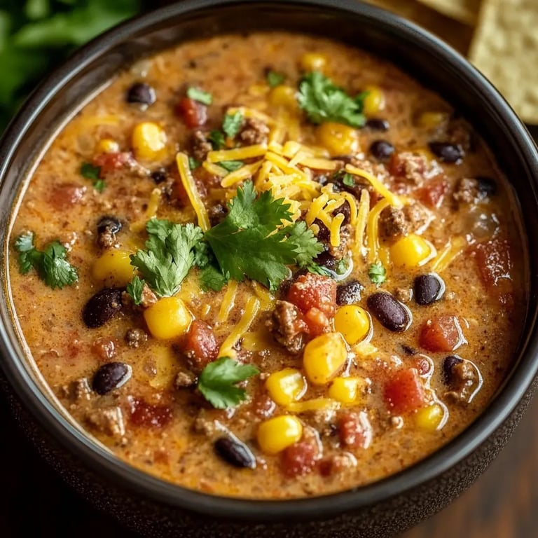 Best Easy Creamy Taco Soup