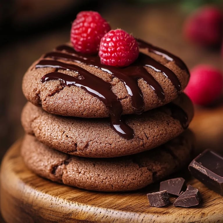 Einfache Schoko Plätzchen