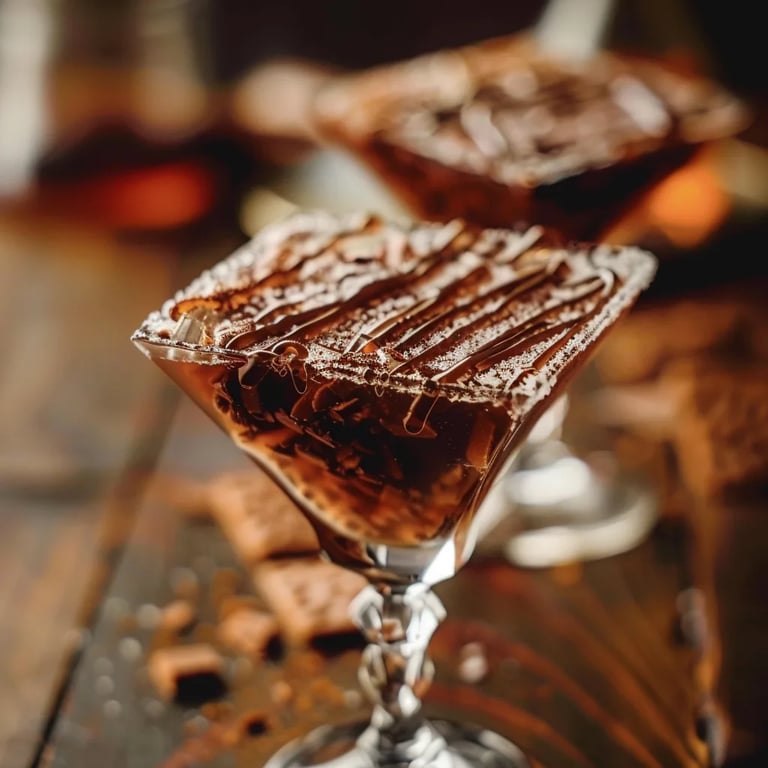 Walnuss Rum Schnitten