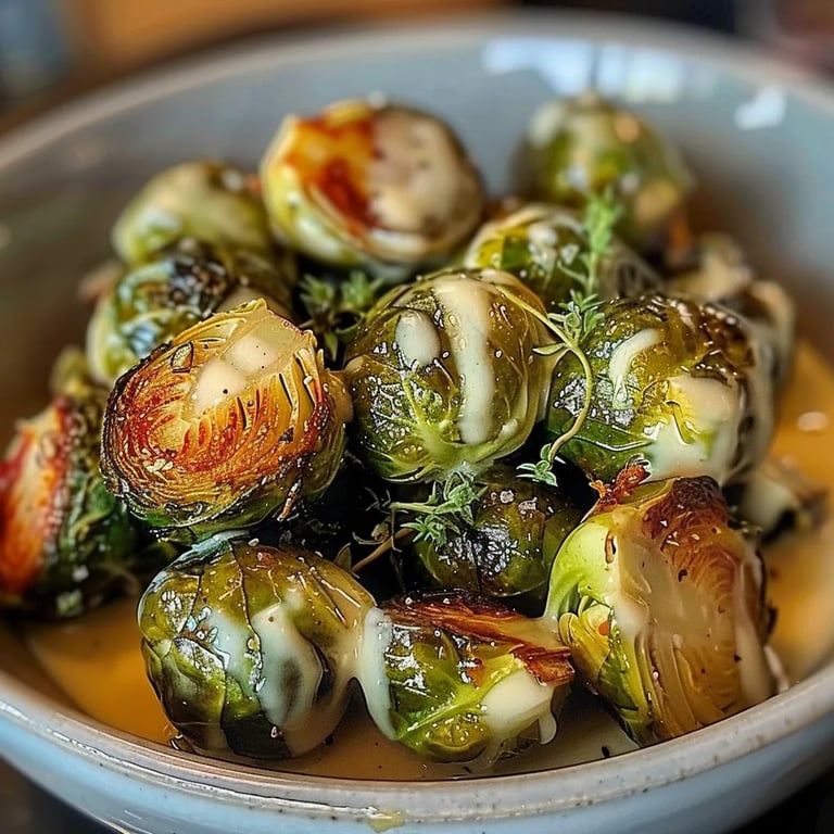 Cremiger Winter-Rosenkohl