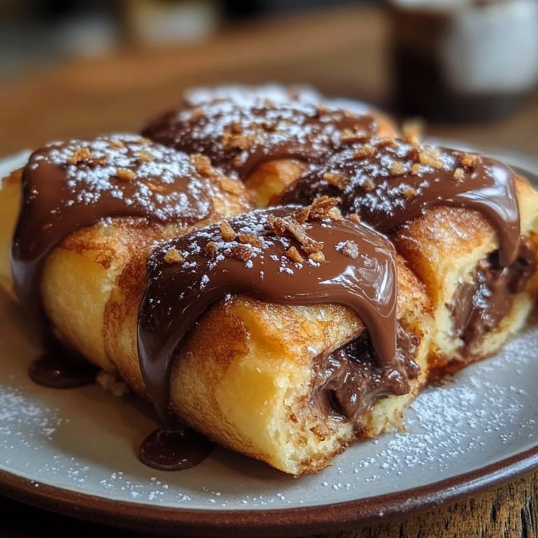 French Toast Rolls mit Nutella und Zimt: Ein Unglaublich Ultimatives Rezept für 6 Personen