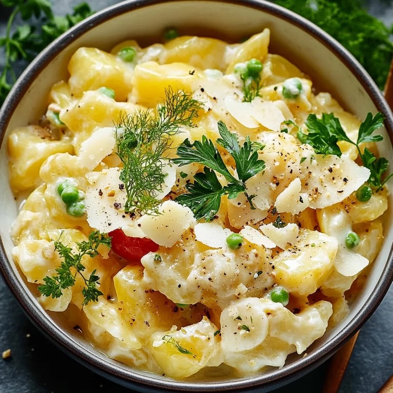 Omas Kartoffelsalat mit Brühe