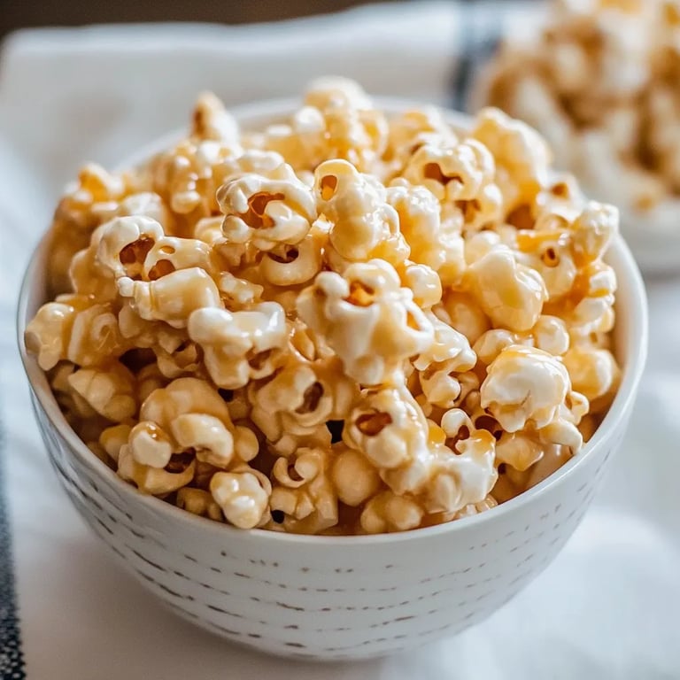Quick Caramel Corn with Sweetened Condensed Milk