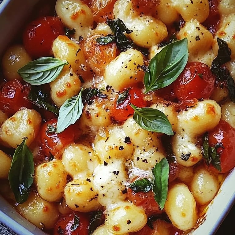 Gnocchi Auflauf Tomate Mozzarella