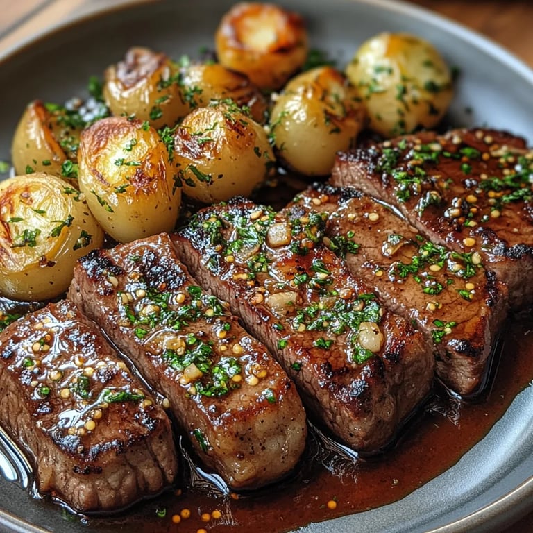 Bavette Steak & Roasted Garlic Pan Sauce: An Amazing Ultimate Recipe