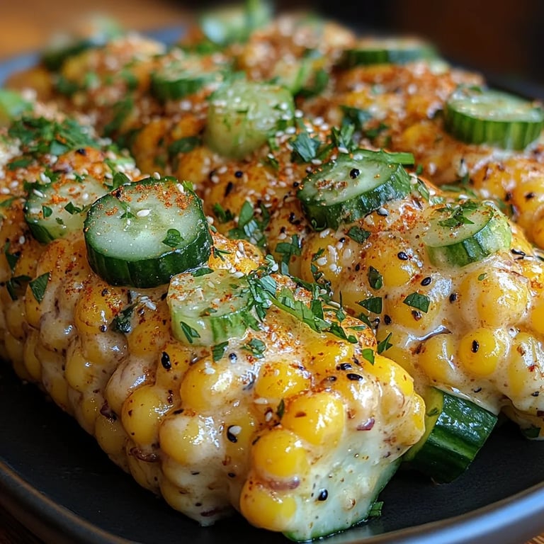 Straßenmais-Cremiger Gurkensalat: Ein Unglaubliches Ultimatives Rezept