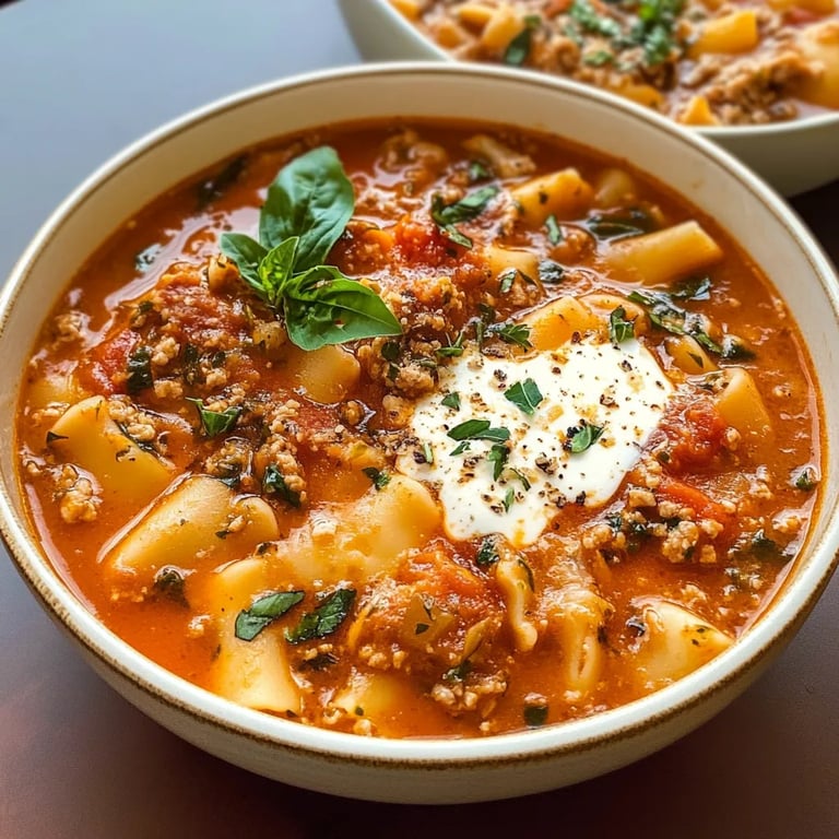 Lasagna Soup