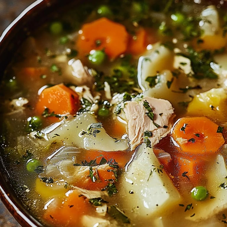 Hühner-Gemüsesuppe