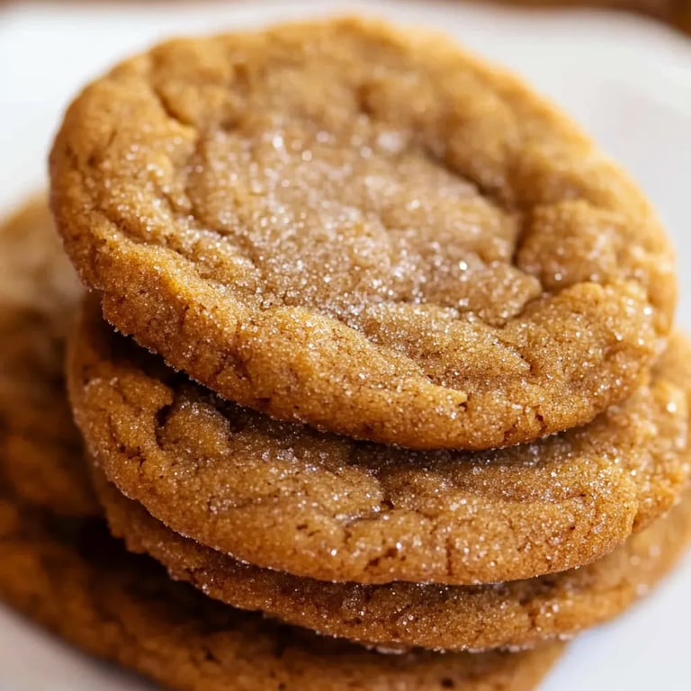 Chewy Pumpkin Snickerdoodle Cookies