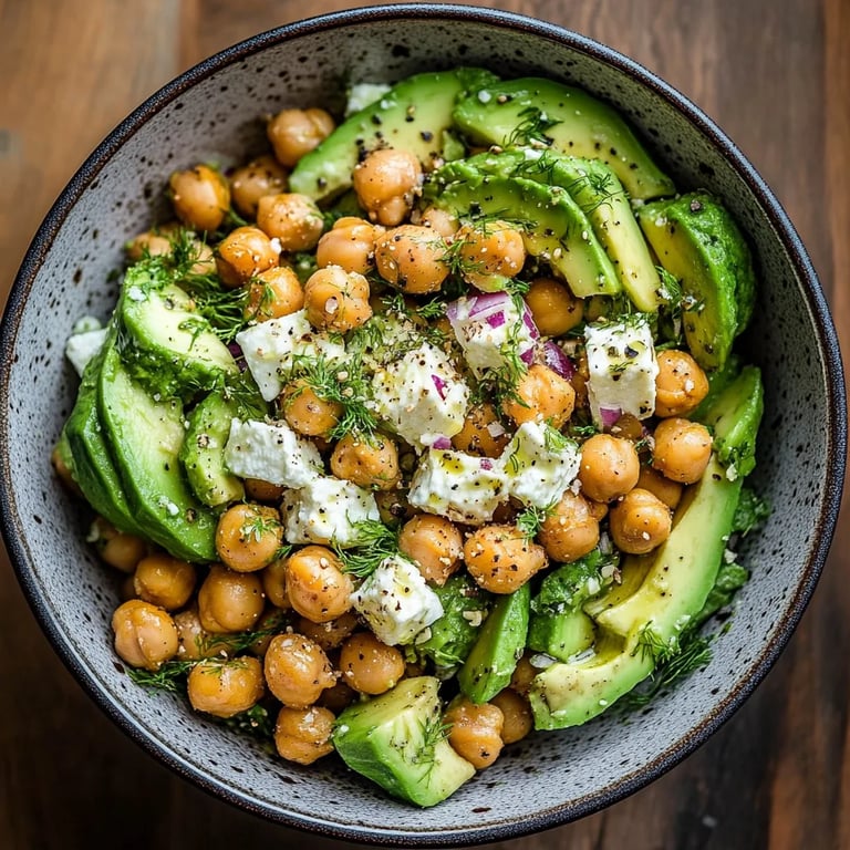 Salade Avocado Feta de Pois Chiches : Une Recette Incroyable Ultime