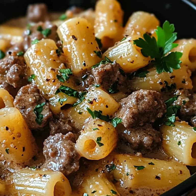 Creamy One-Pot Beef & Pasta Magic: An Incredible Recipe for Family Dinners
