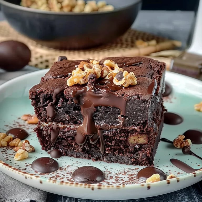 Herrlich schokoladige SPEKULATIUS BROWNIES