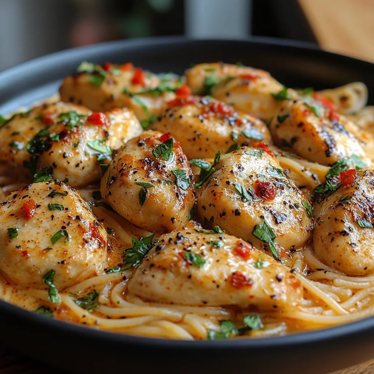 Pâtes Épicées au Poulet : Une Recette Incroyable Ultime