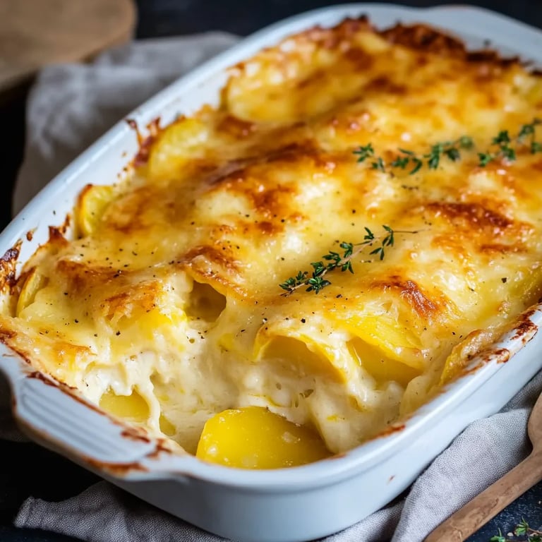 Klassisches Kartoffelgratin