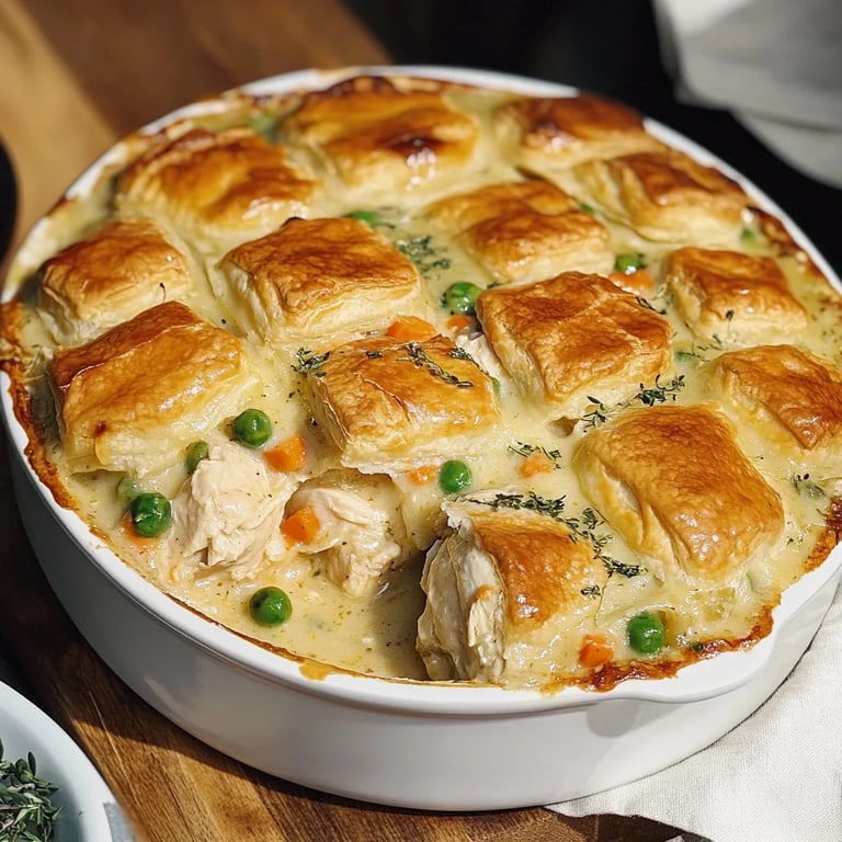 Homemade Chicken Pot Pie Casserole
