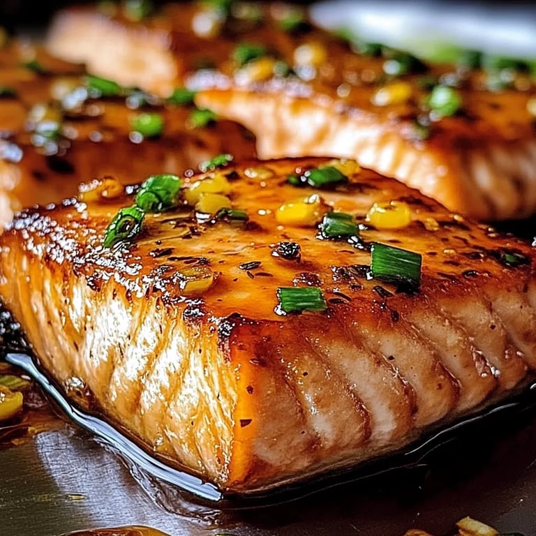 Crispy Honey Garlic Salmon