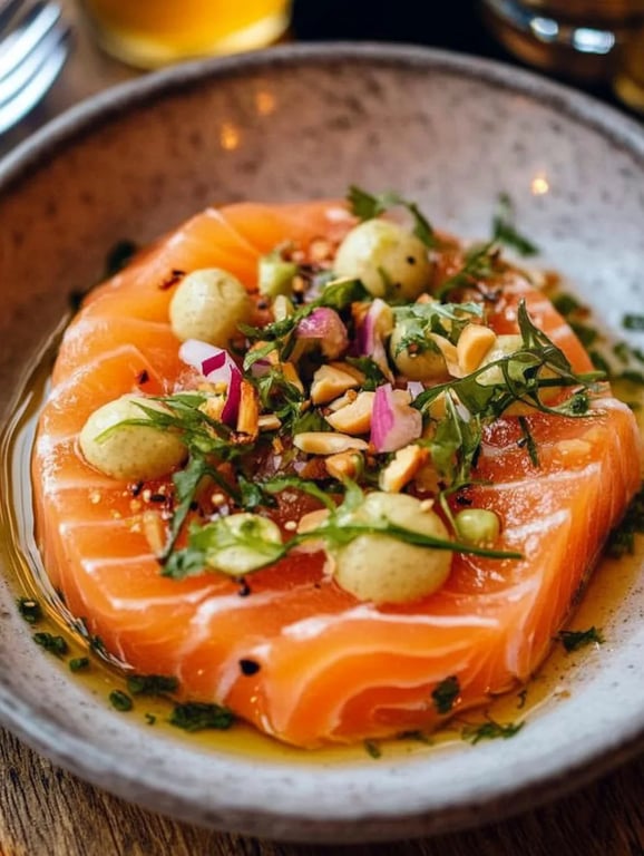 Salmon Crudo