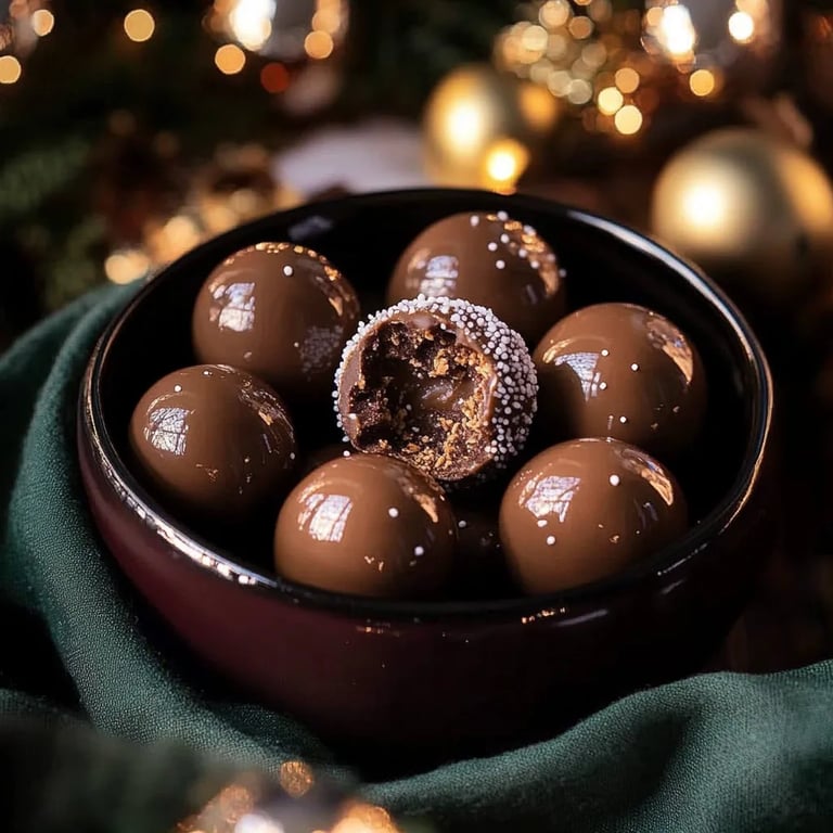 Spekulatius Kugeln - Pralinen für Weihnachten