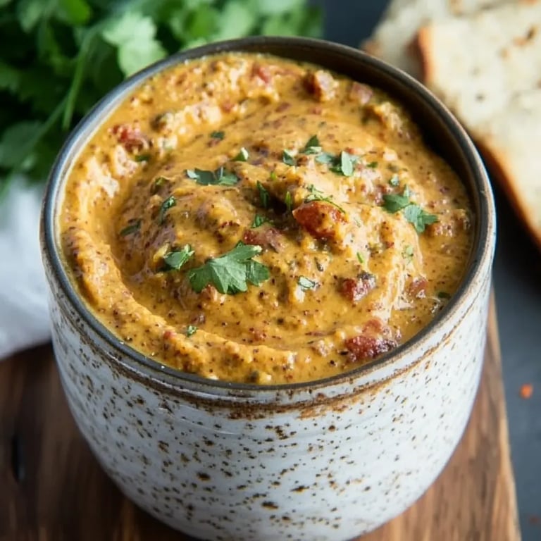 Dattel-Curry-Dip Mit Tomaten