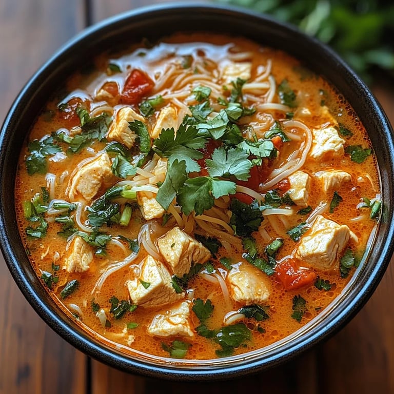 Soupe Thaïlandaise Simple au Poulet : Une Recette Incroyable Ultime